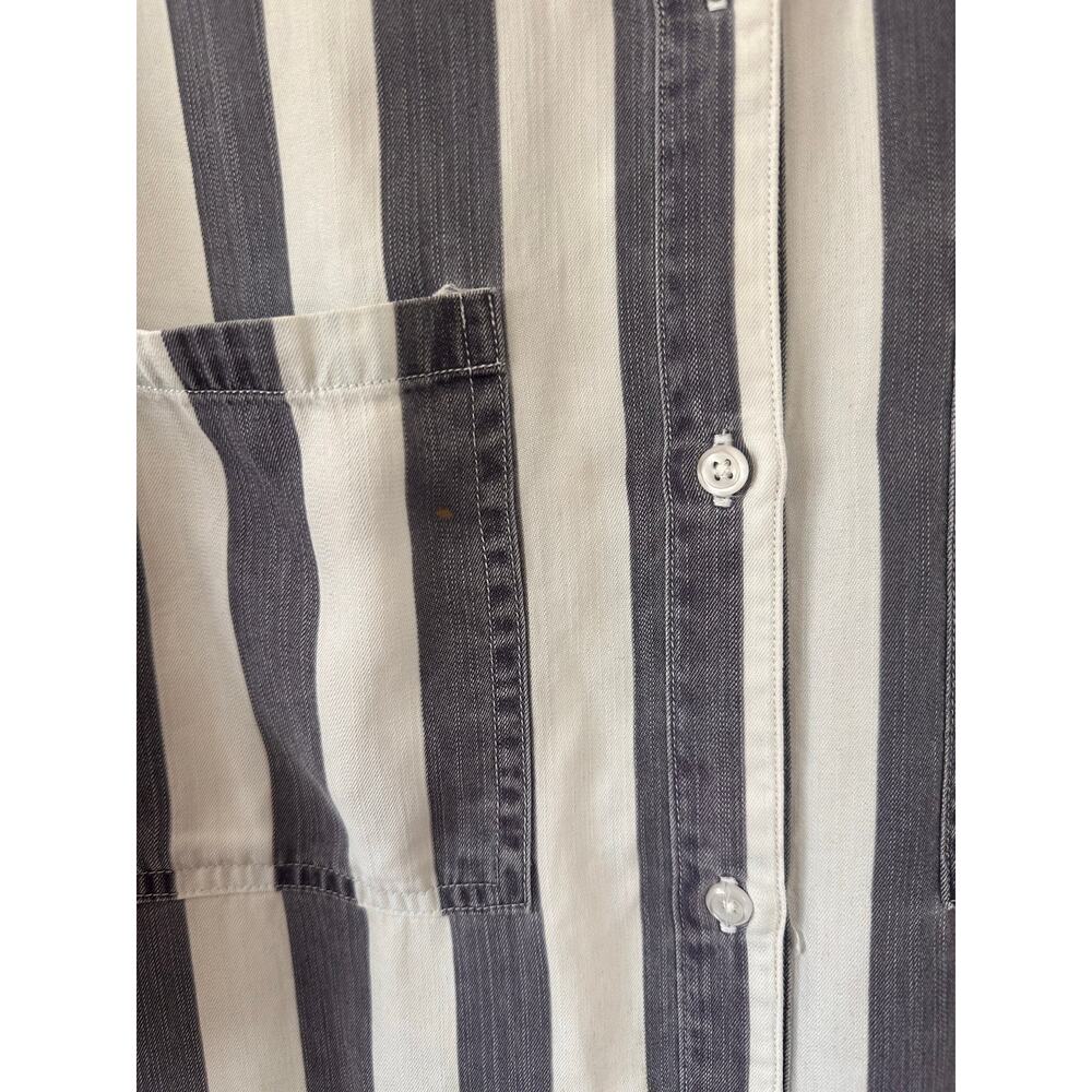 Rails Julian Lisbon Stripe Button Up Shirt Dress … - image 4